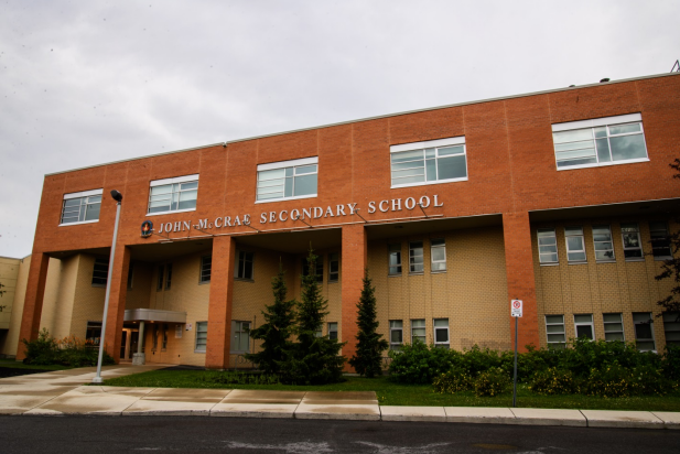 Welcome to John McCrae school banner